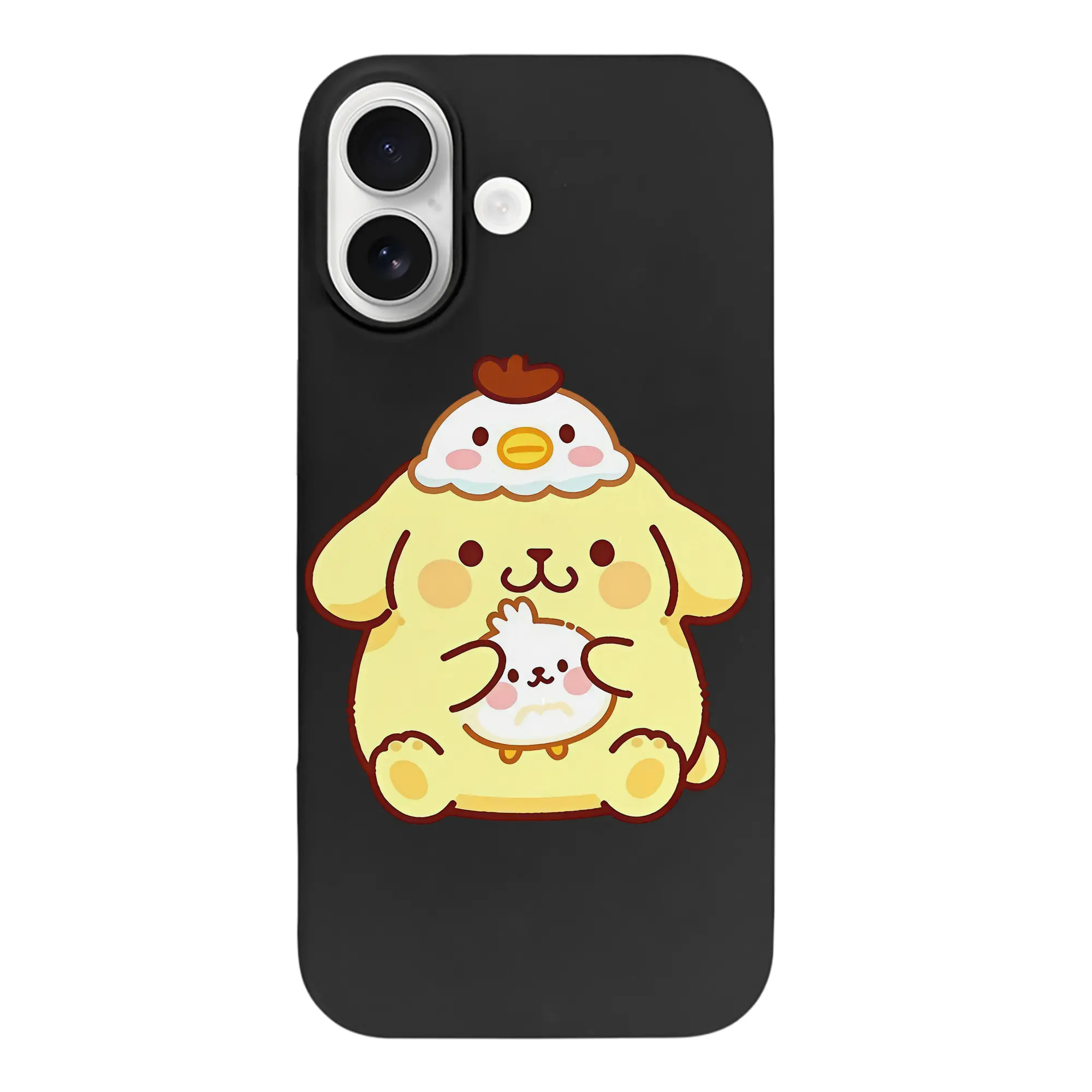 サンリオ グッズ,ポムポムプリン - iPhone 17 シリーズ シリコンケース 薄型 耐衝撃 指紋防止 ソフトタッチカバー 精密フィット 傷防止 保護ケース iPhone 17/17 Air/17 Pro/17 Pro Max 対応